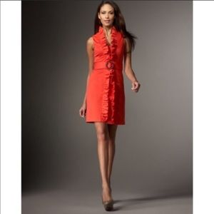Milly Red Navy Ruffle “Danielle” Dress 4